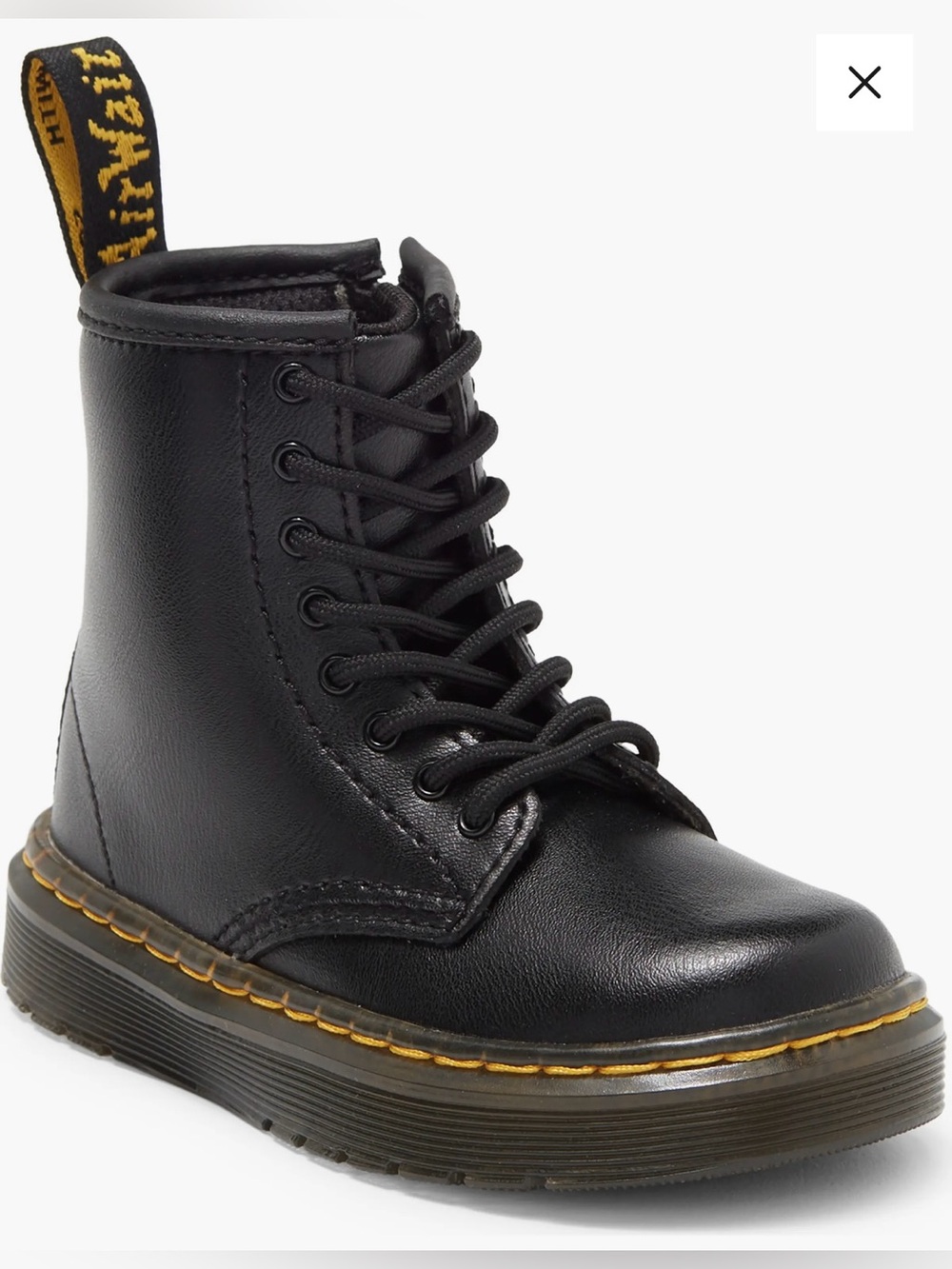 Dr. Martens Toddler Size 8 Zavala Combat Boots